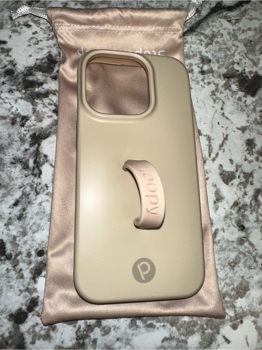 iPhone 14 Pro Loopy Case with Right Hand Loop Strap - Tan